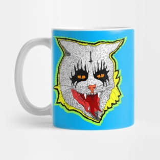 Black Metal Cat Mug